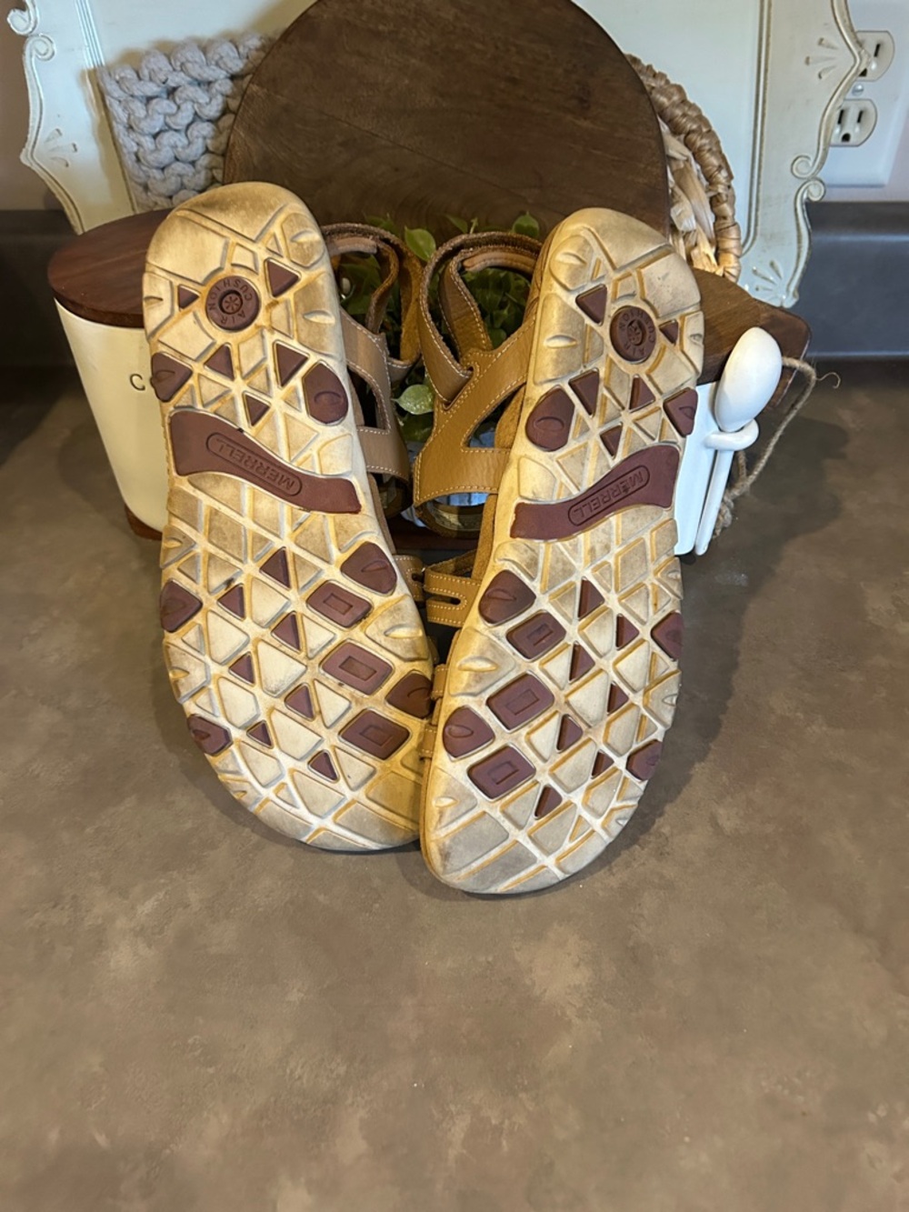Merrell Sandspur Rose Sandals in Tan Beige - Picture 6 of 6